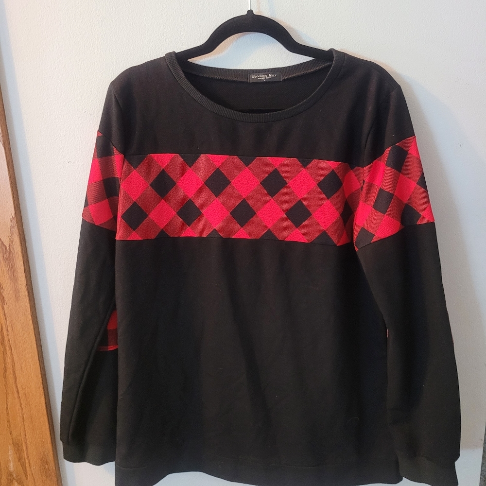Buffalo Plaid Sweatshirt